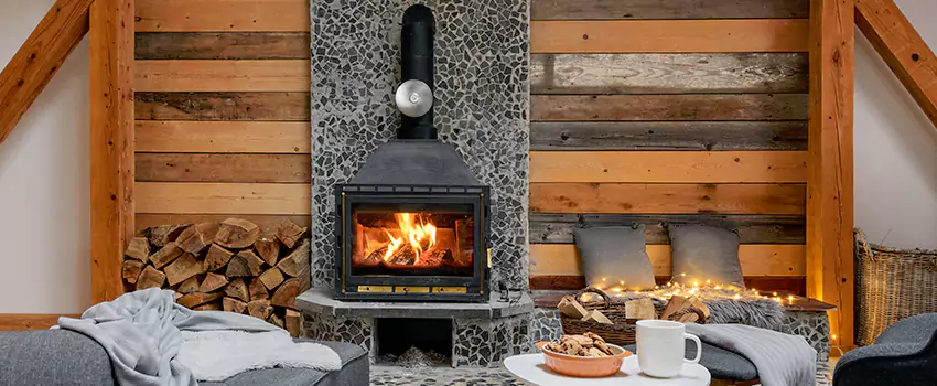Thelin Hearth Products Direct Vent Gas Stove Fireplace Inspection in Converse, Texas